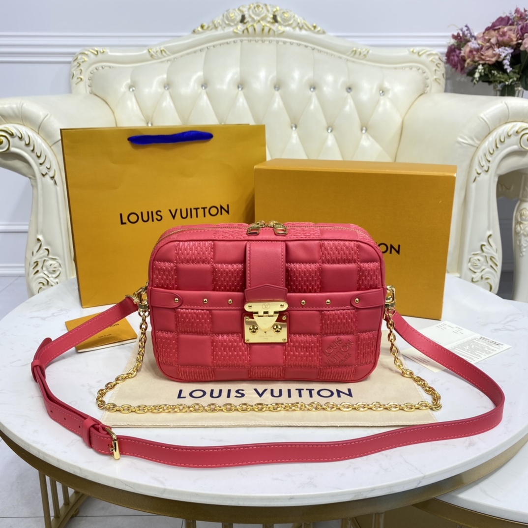 Louis Vuitton TROCA PM Handbag M59118 Pink